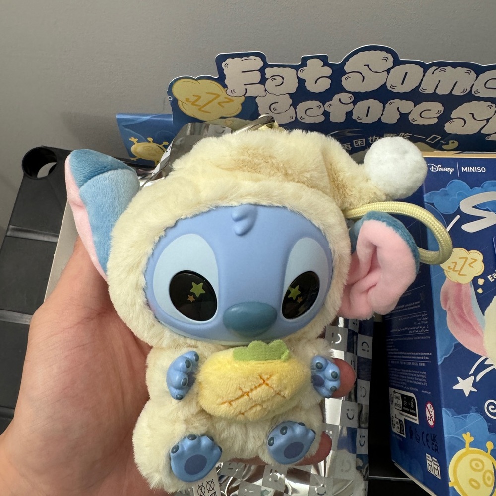 Authentic Miniso x Disney Stitch Eat Something Before Sleep - Sour Pineapple